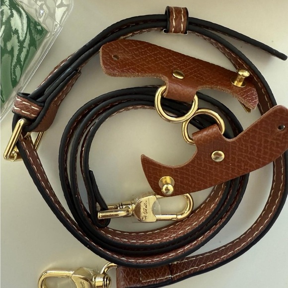 Longchamp Mini Bag with Black and Brown Contrast - Picture 4 of 5